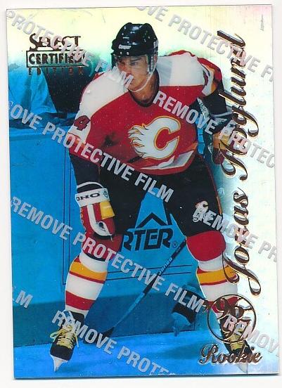 1996 Select Certified Jonas Hoglund [Mirror Red] #102 card