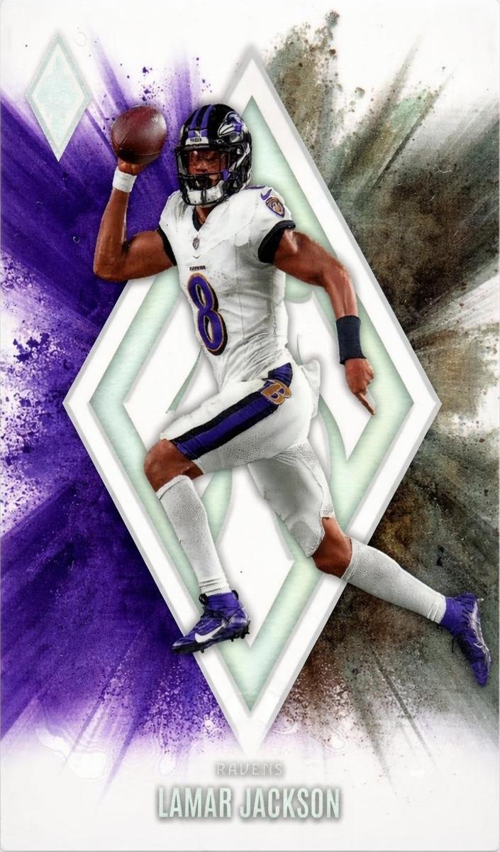 2025 Panini Phoenix Color Blast #16 Lamar Jackson front