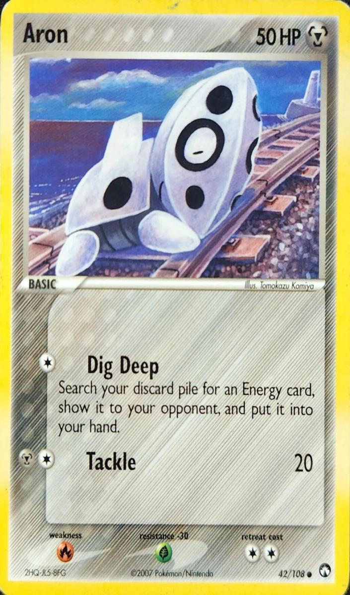 Aron 2007 Pokemon EX Power Keepers