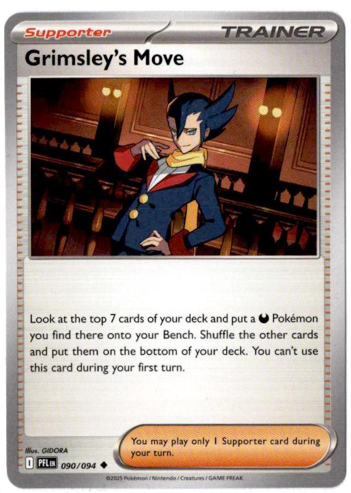Grimsley's Move 2025 Pokemon Mega Evolution Phantasmal Flames