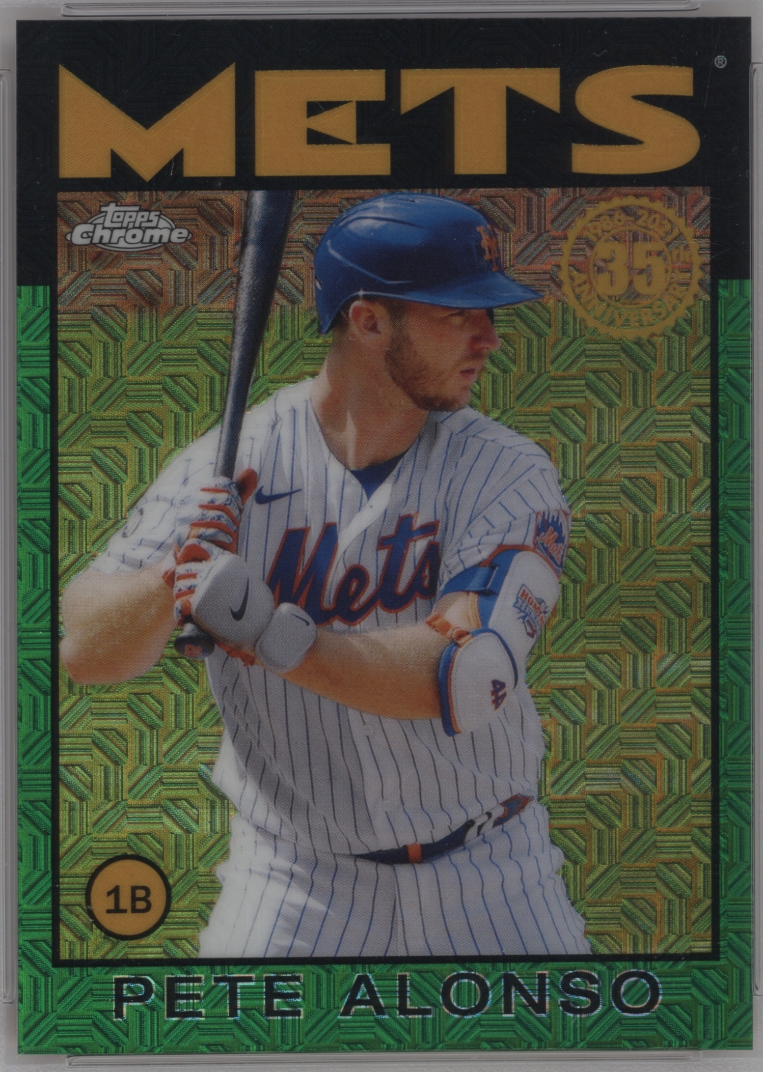 2021 Pete Alonso [Green Refractor] #86BC-65