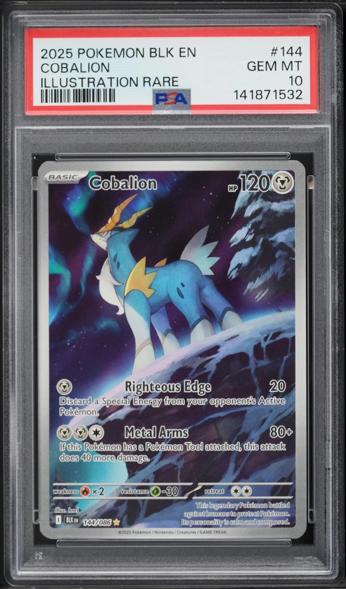 Cobalion 2025 Pokemon Scarlet & Violet Black Bolt