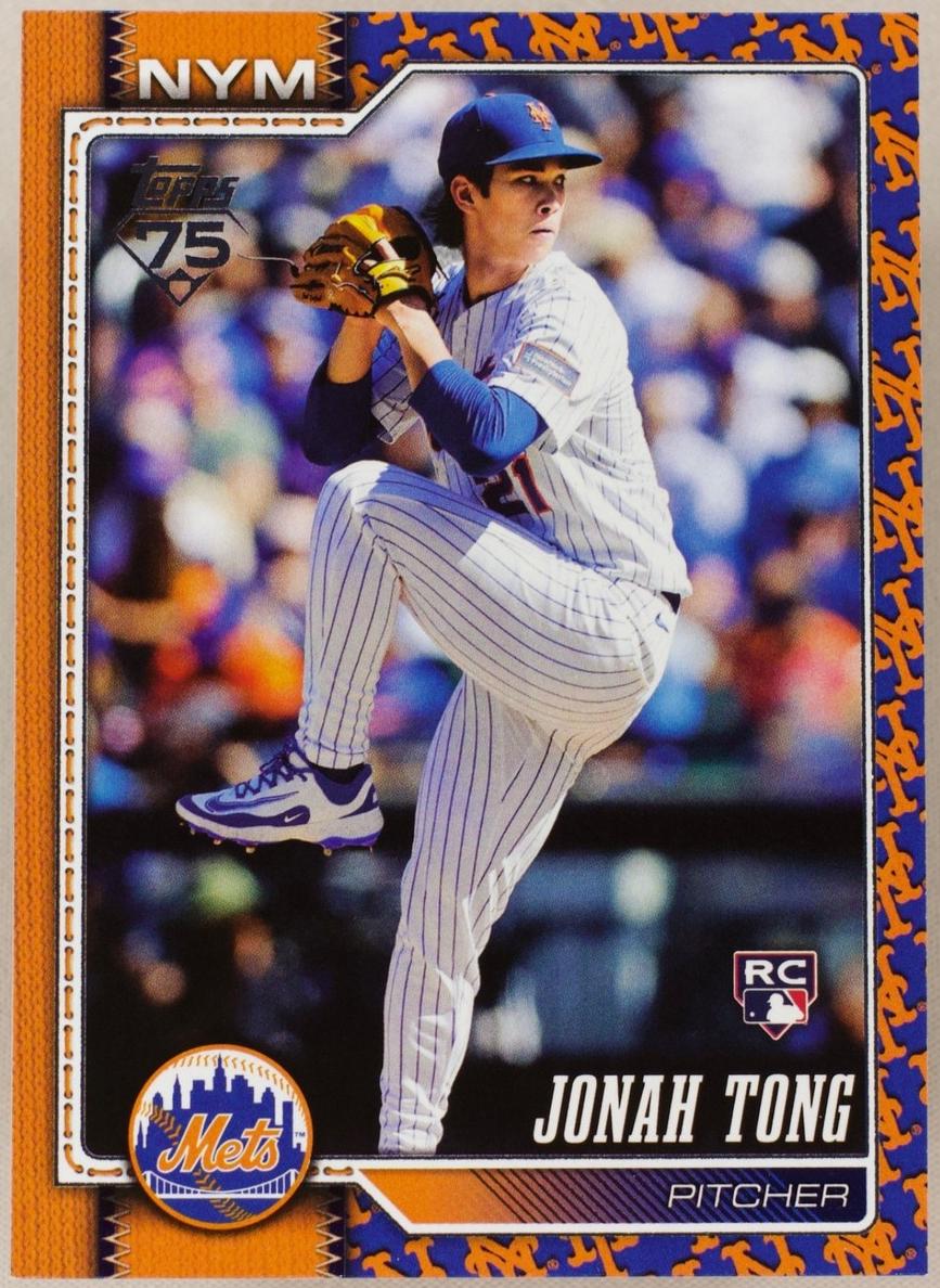 Jonah Tong 2026 Topps Baseball card