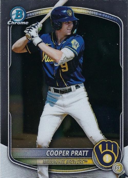 Cooper Pratt 2025 Bowman Draft Chrome card