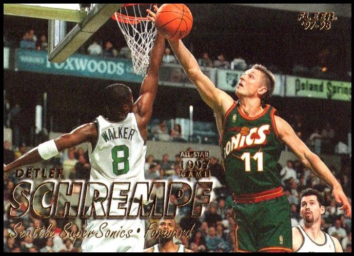 1997 Fleer Detlef Schrempf #92 card