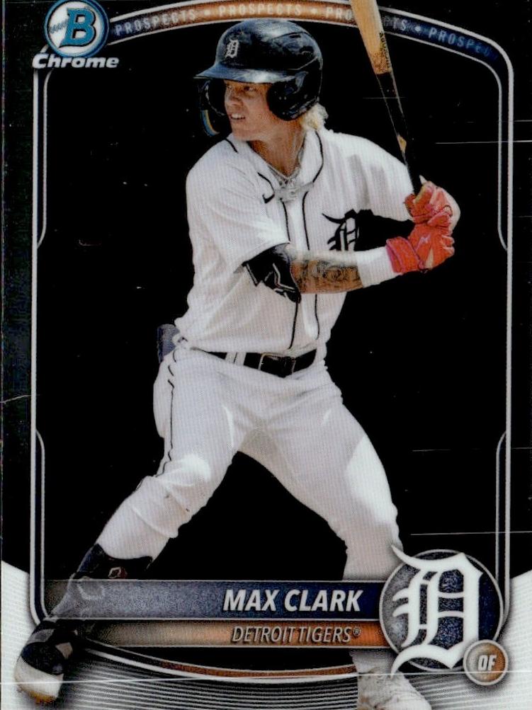 Max Clark 2025 Bowman Draft Chrome card