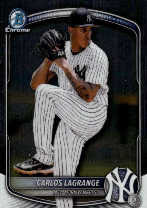 Carlos Lagrange 2025 Bowman Draft Chrome card