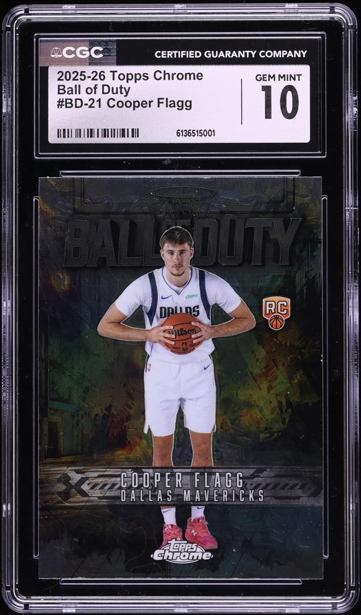 Cooper Flagg - 2025 Topps Chrome Basketball