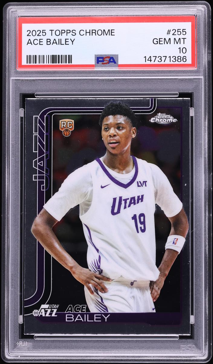Ace Bailey - 2025 Topps Chrome Basketball
