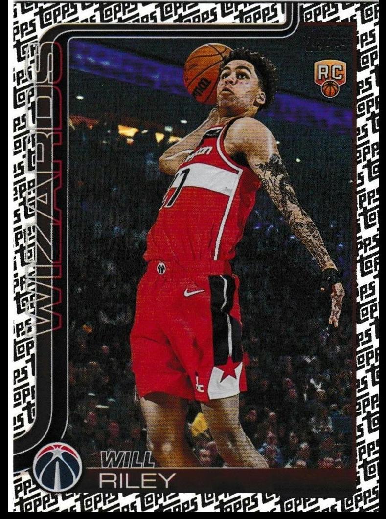 Will Riley 2025 Topps Basketball card