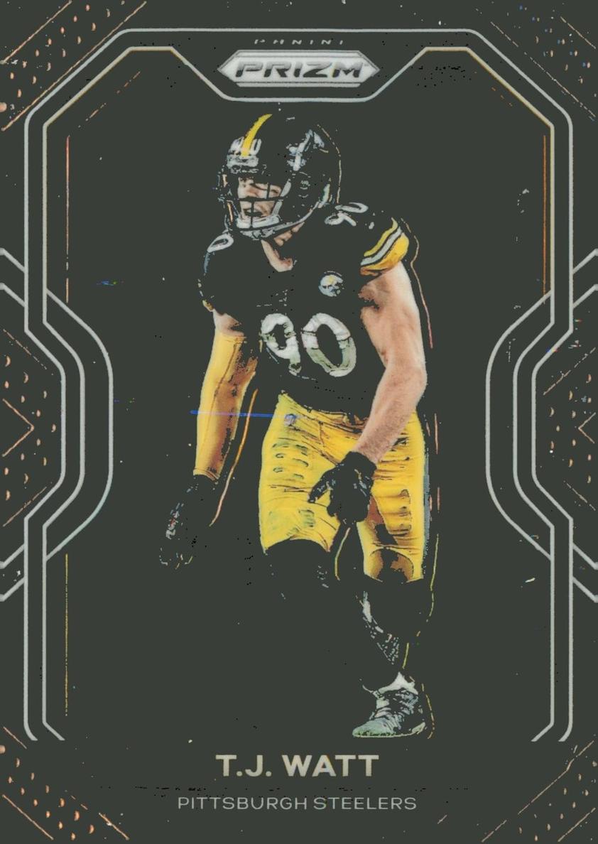 2020 Panini Prizm T.J. Watt #71 card