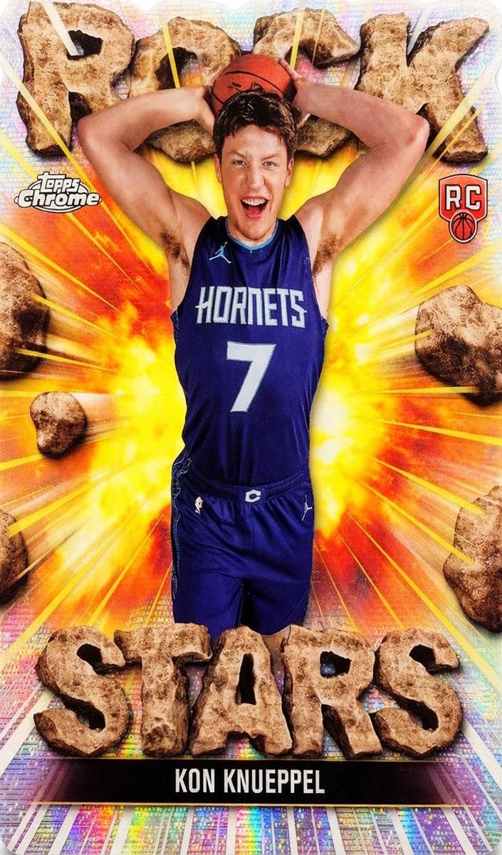 2025 Topps Chrome Rock Stars Kon Knueppel #RS-19 card