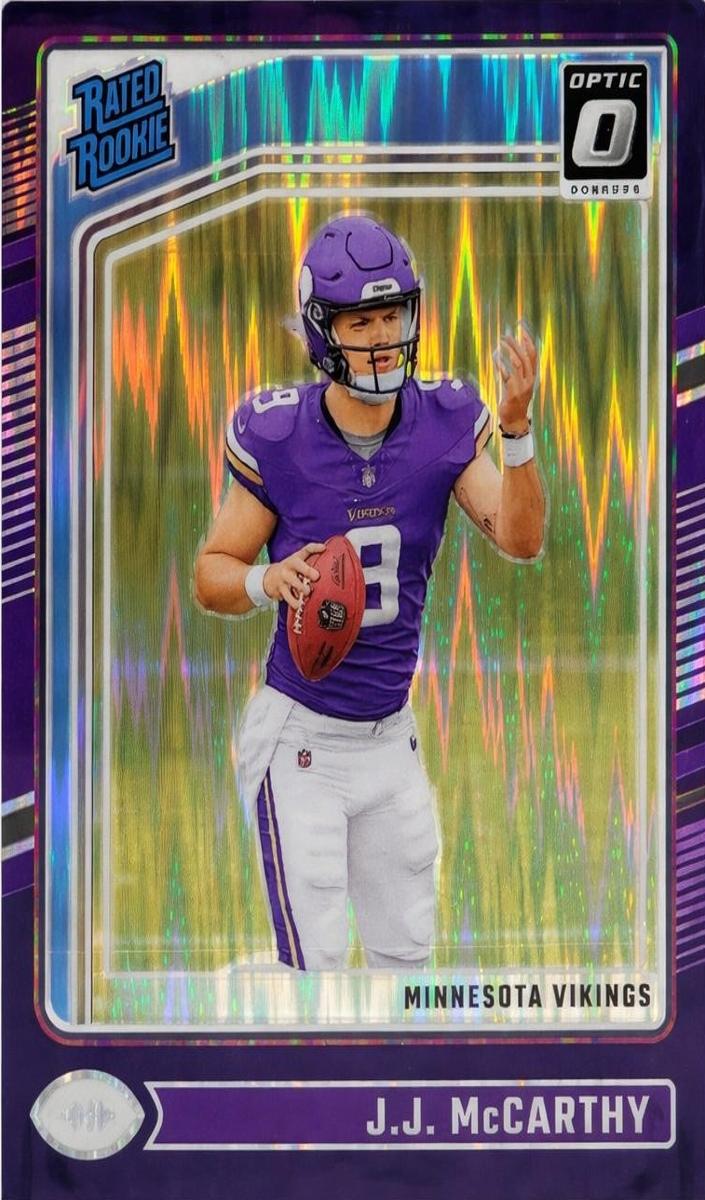 2024 Panini Donruss Optic J.J. McCarthy [Holo] #235 card