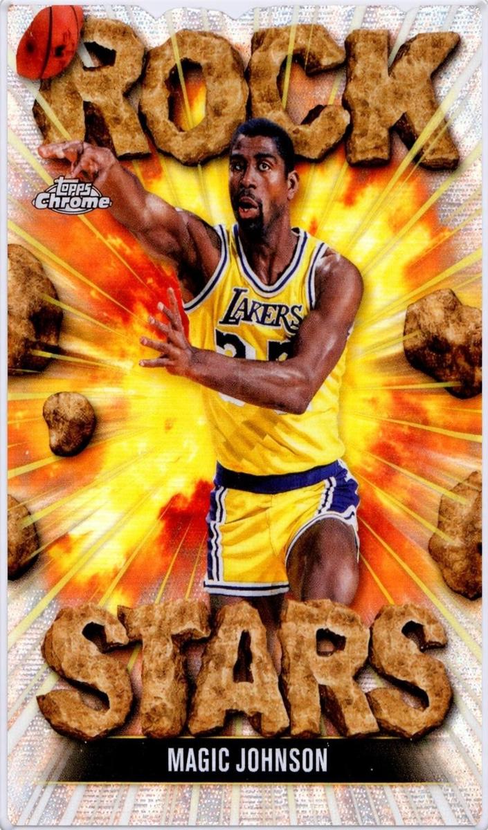 2025 Topps Chrome Rock Stars Magic Johnson #RS-11 card