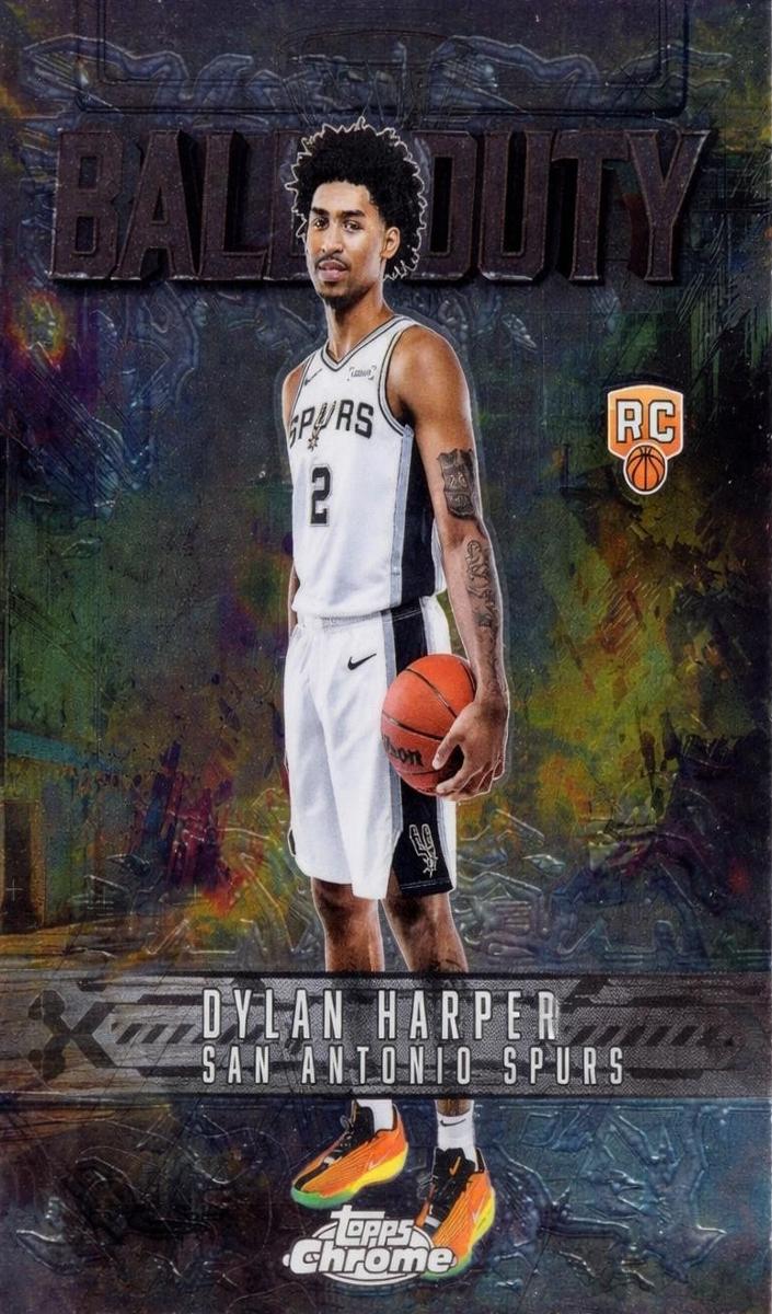 2025 Topps Chrome Ball Of Duty Dylan Harper #BD-22 card