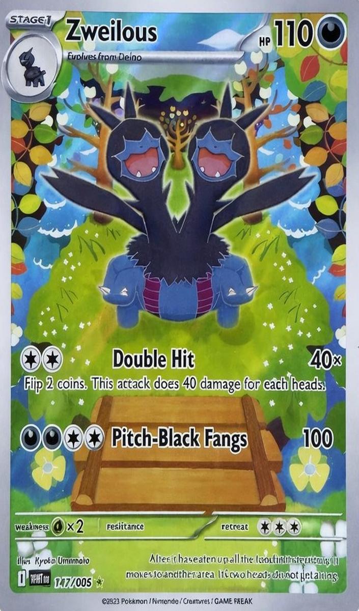 Zweilous 2025 Pokemon Scarlet & Violet White Flare