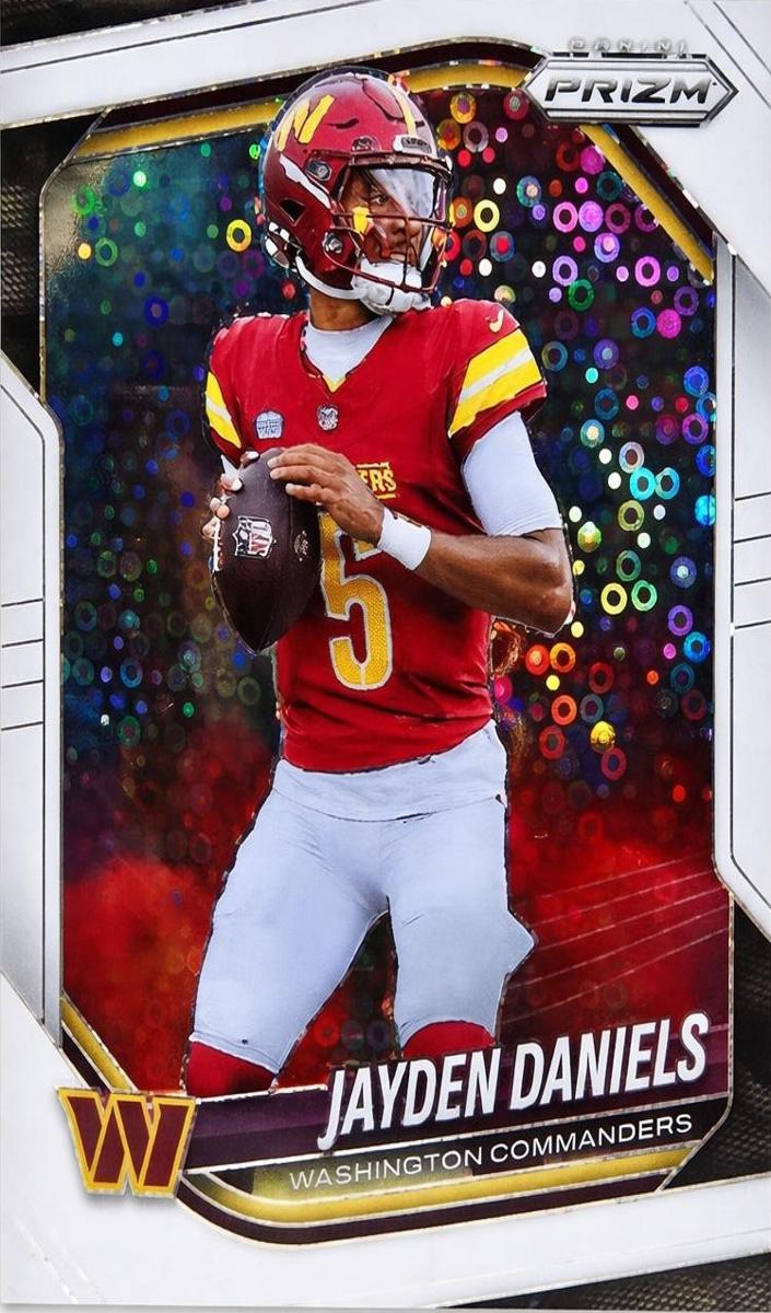 2025 Panini Prizm Jayden Daniels [Pigskin] #278 card