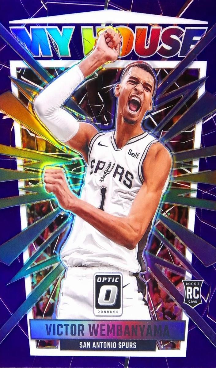 2023 Panini Prizm Purple #6 Victor Wembanyama front