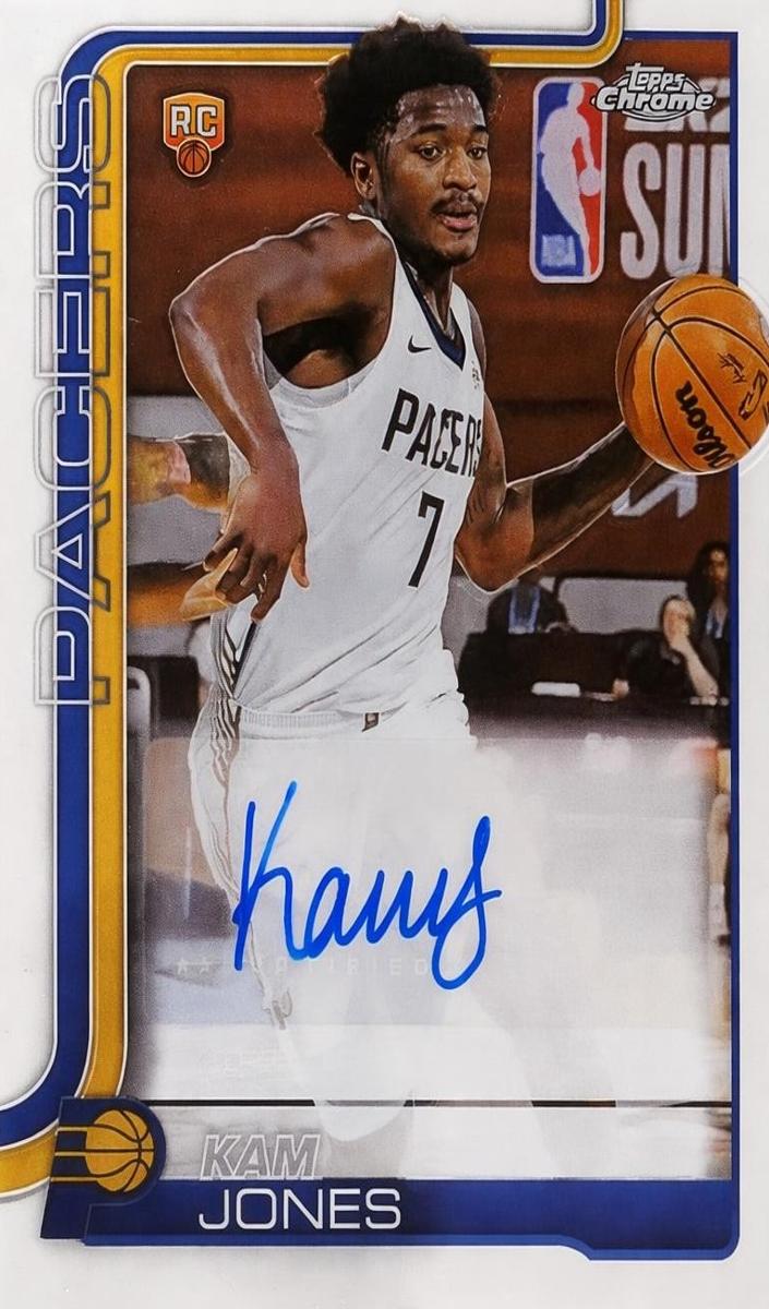 2025 Topps Chrome Kam Jones #TCAR-KJ card