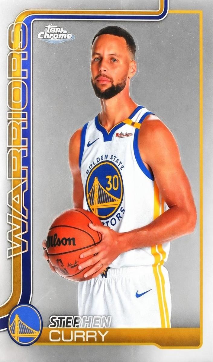 2025 Topps Topps Chrome IMAGE VARIATION #201 Stephen Curry front