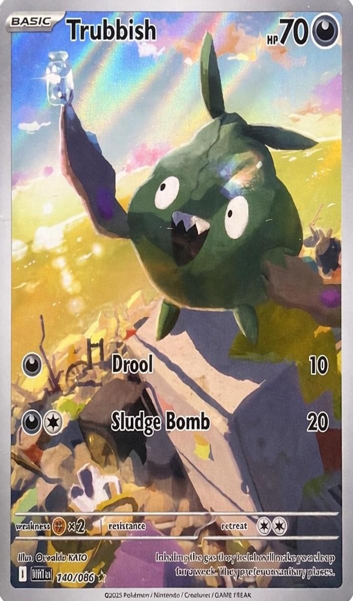 Trubbish 2025 Pokemon Scarlet & Violet White Flare