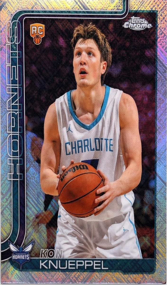 2025 Topps Topps Chrome Refractor #254 Skylight Kon Knueppel front