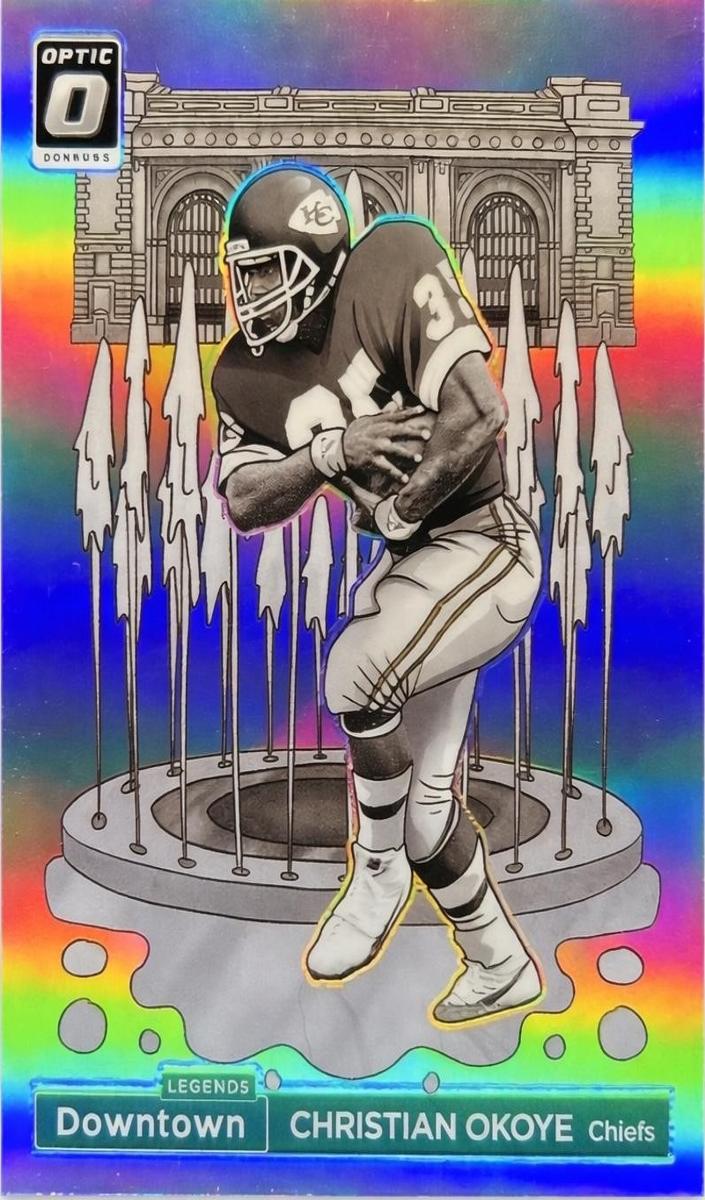 Christian Okoye 2024 Donruss Optic Football card