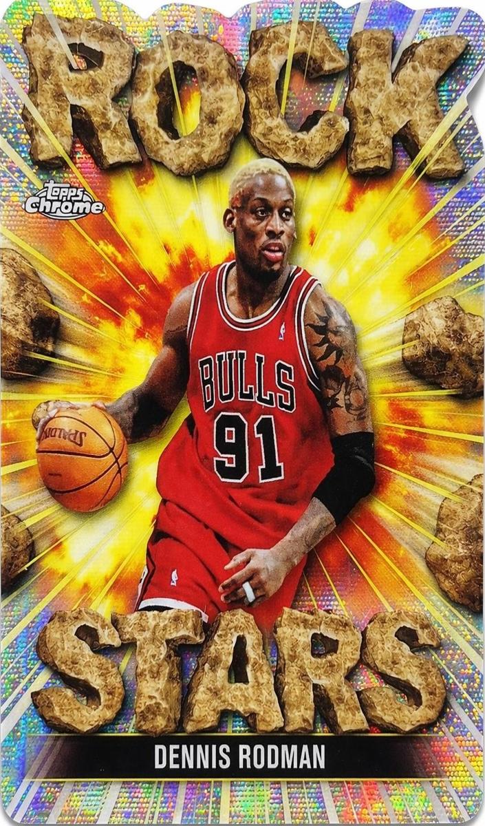 2025 Topps Chrome Rock Stars Dennis Rodman #RS-12 card
