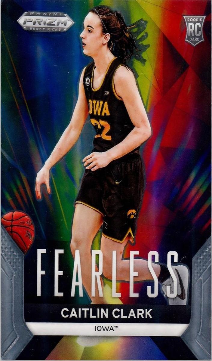 2024 Panini Prizm WNBA Fearless Caitlin Clark #10 card