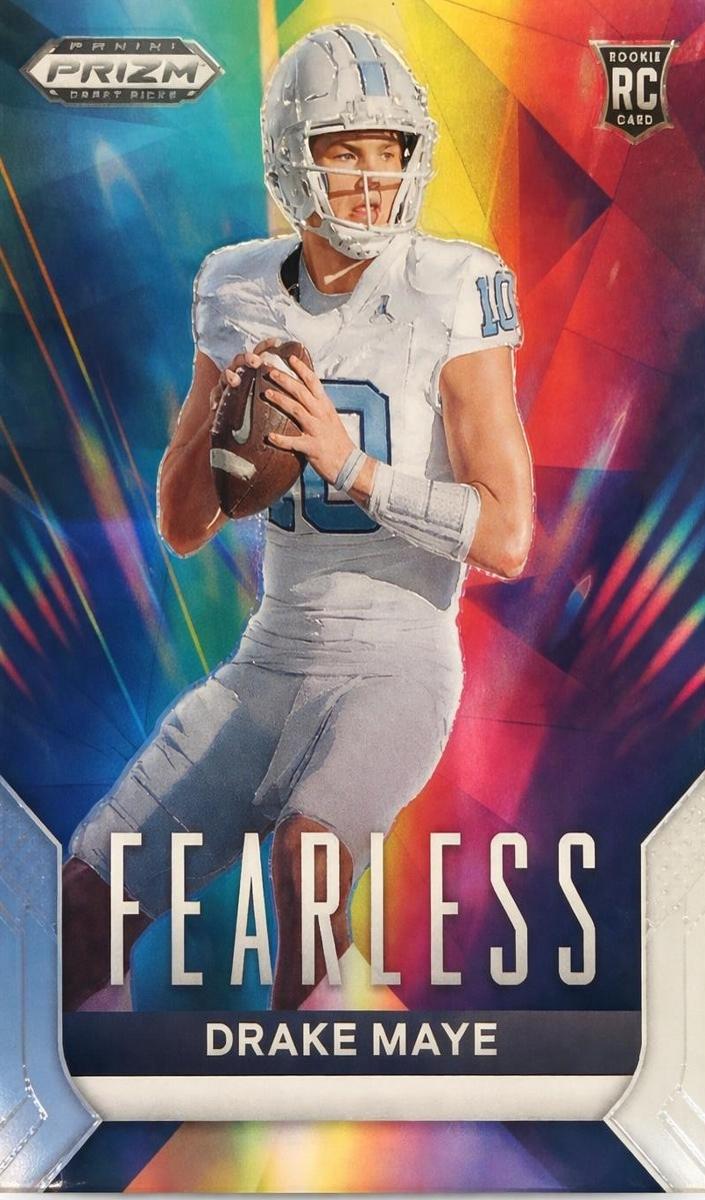 2024 Panini Prizm Draft Picks Fearless Drake Maye #F-DM card