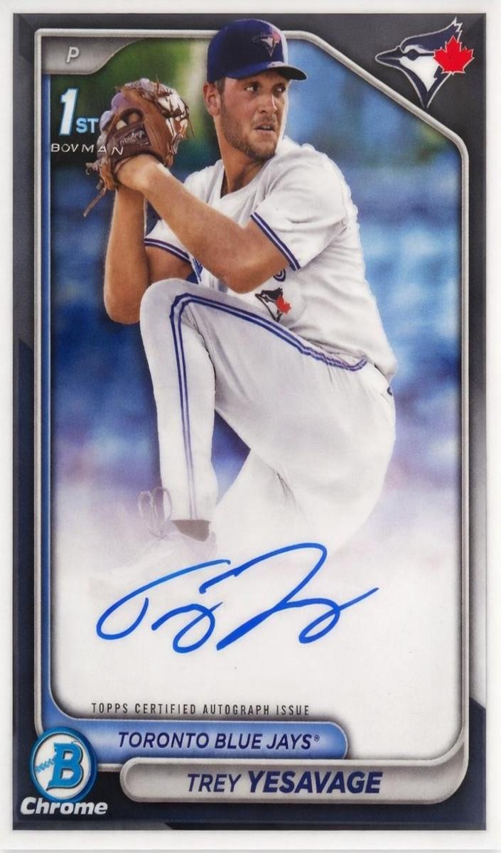 2024 Bowman Bowman Draft Chrome #CPA-TY Trey Yesavage front