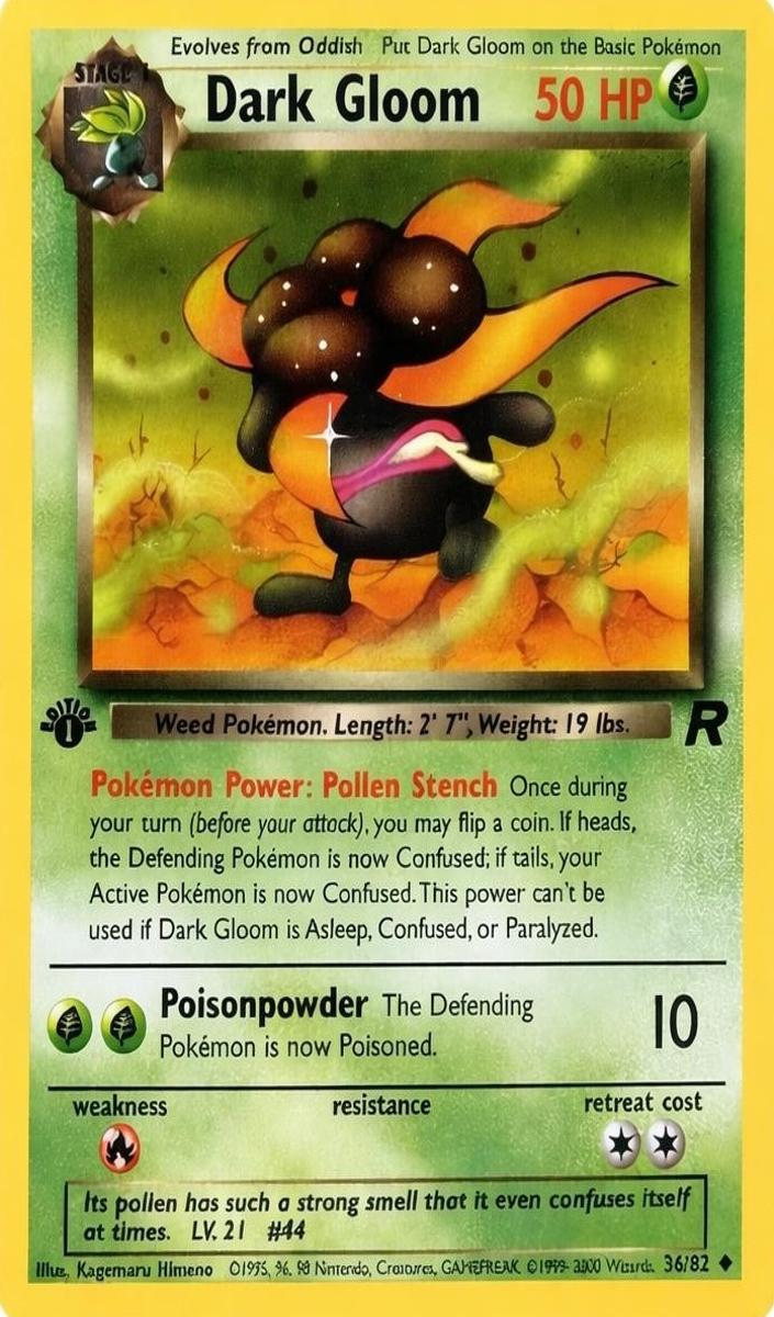 Dark Gloom 2000 Pokemon Team Rocket