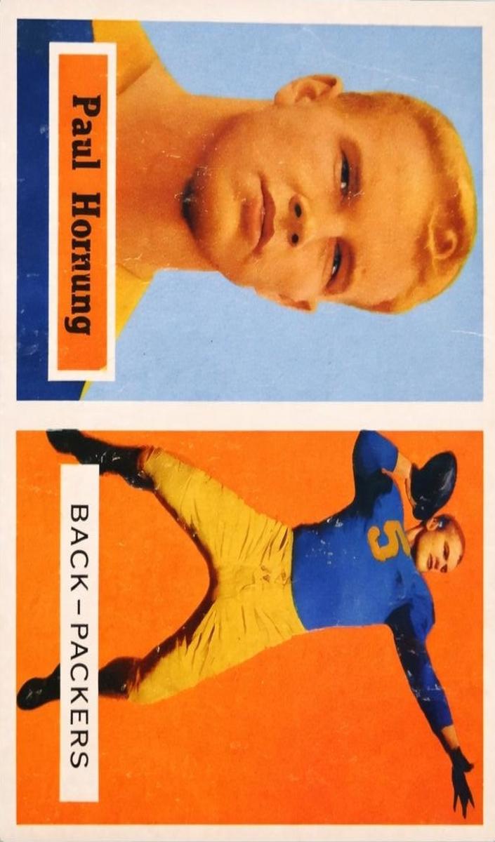 1957 Topps #151 Paul Hornung front