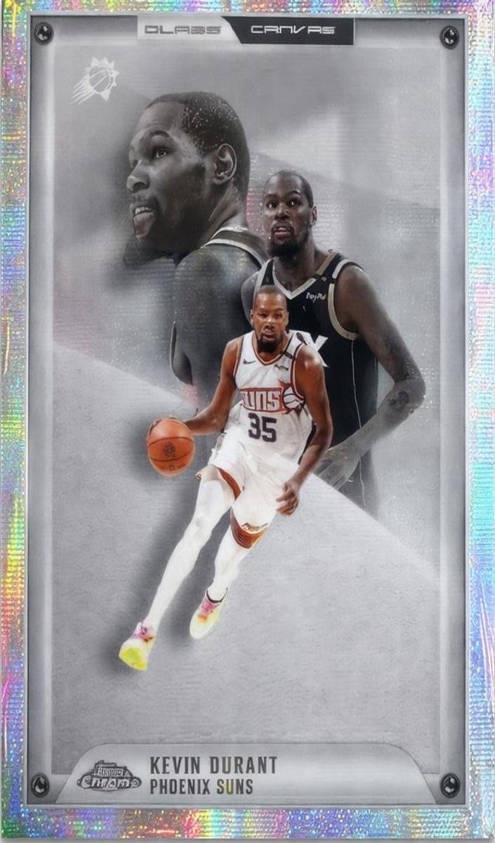 2025 Topps Chrome Glass Canvas Kevin Durant #GC-8 card