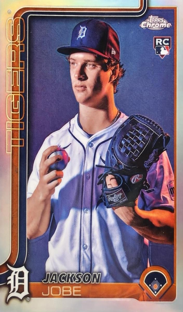 Jackson Jobe 2025 Topps Chrome Baseball card