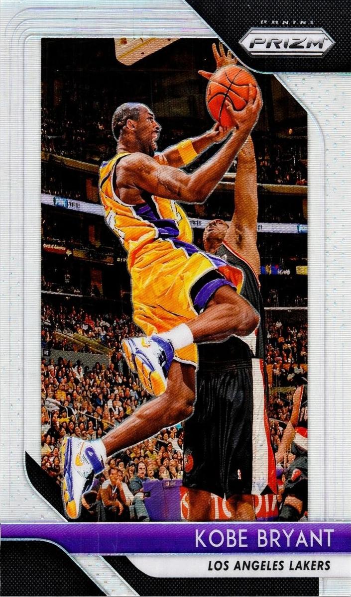 2018 Panini Prizm silver #15 Kobe Bryant front