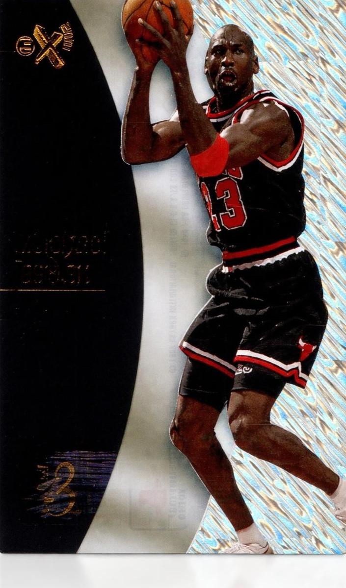 1997 Skybox E X2001 Gravity Denied Michael Jordan #9 card