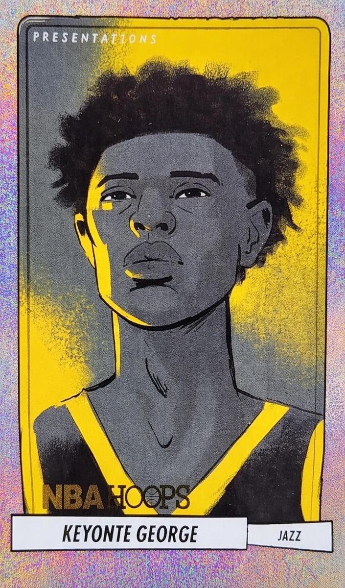 2023 Panini Hoops Premium Stock Presentations Keyonte George #11 card
