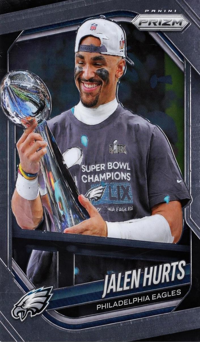 Jalen Hurts 2025 Prizm Football card