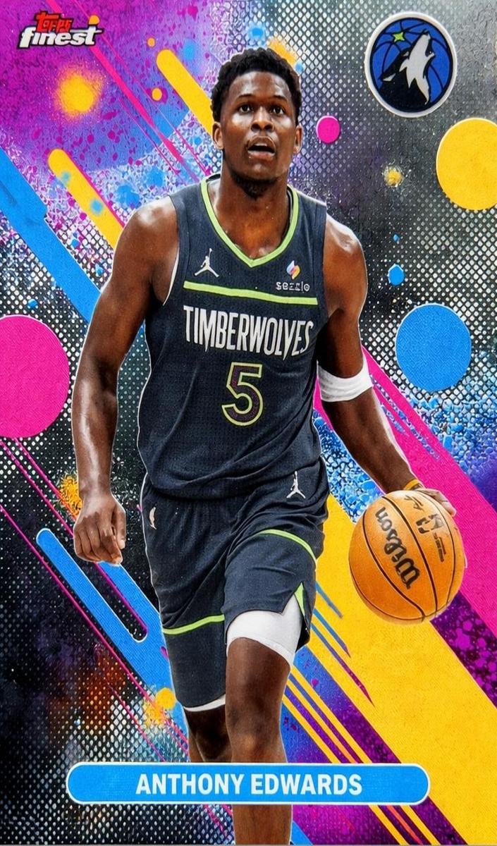 Anthony Edwards 2025 Finest Basketball card