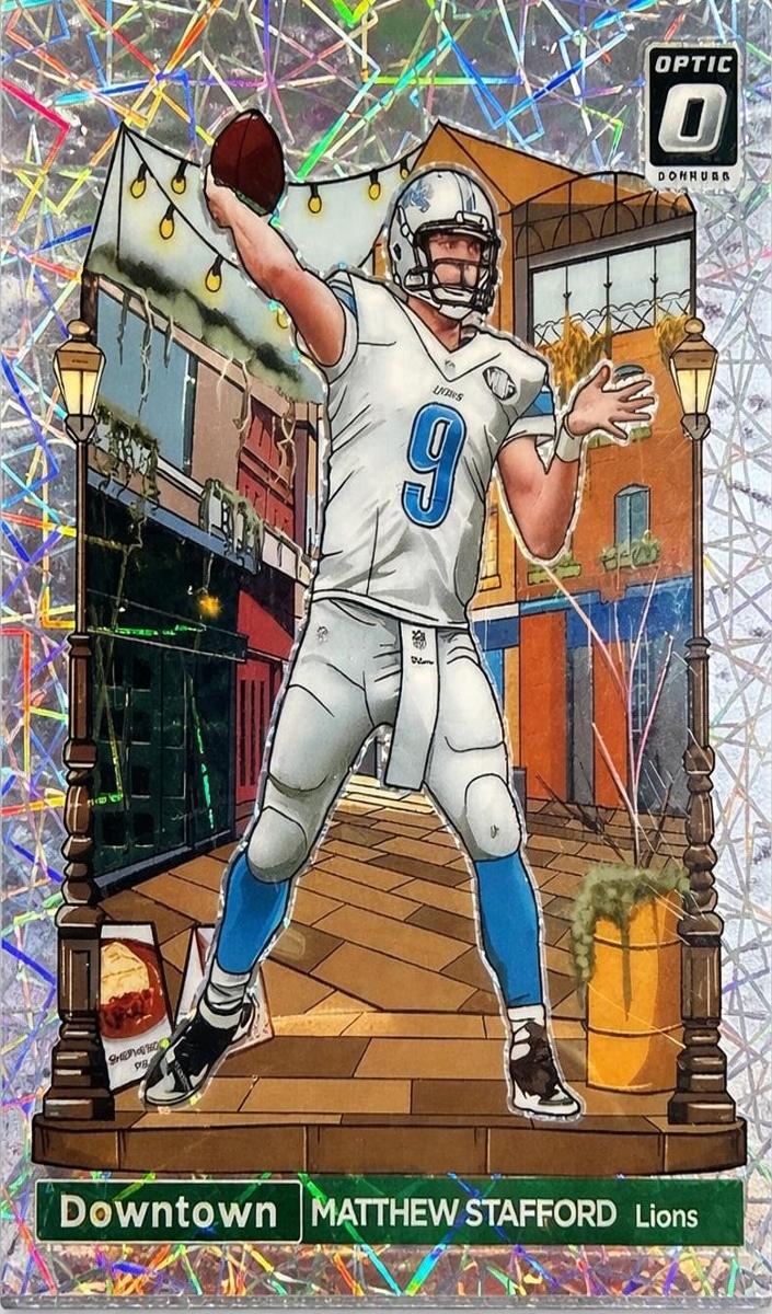 2023 Panini Donruss Optic International Downtown Matthew Stafford #8 card