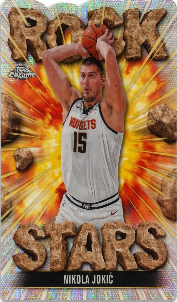 2025 Topps Chrome Rock Stars Nikola Jokic #RS-7 card