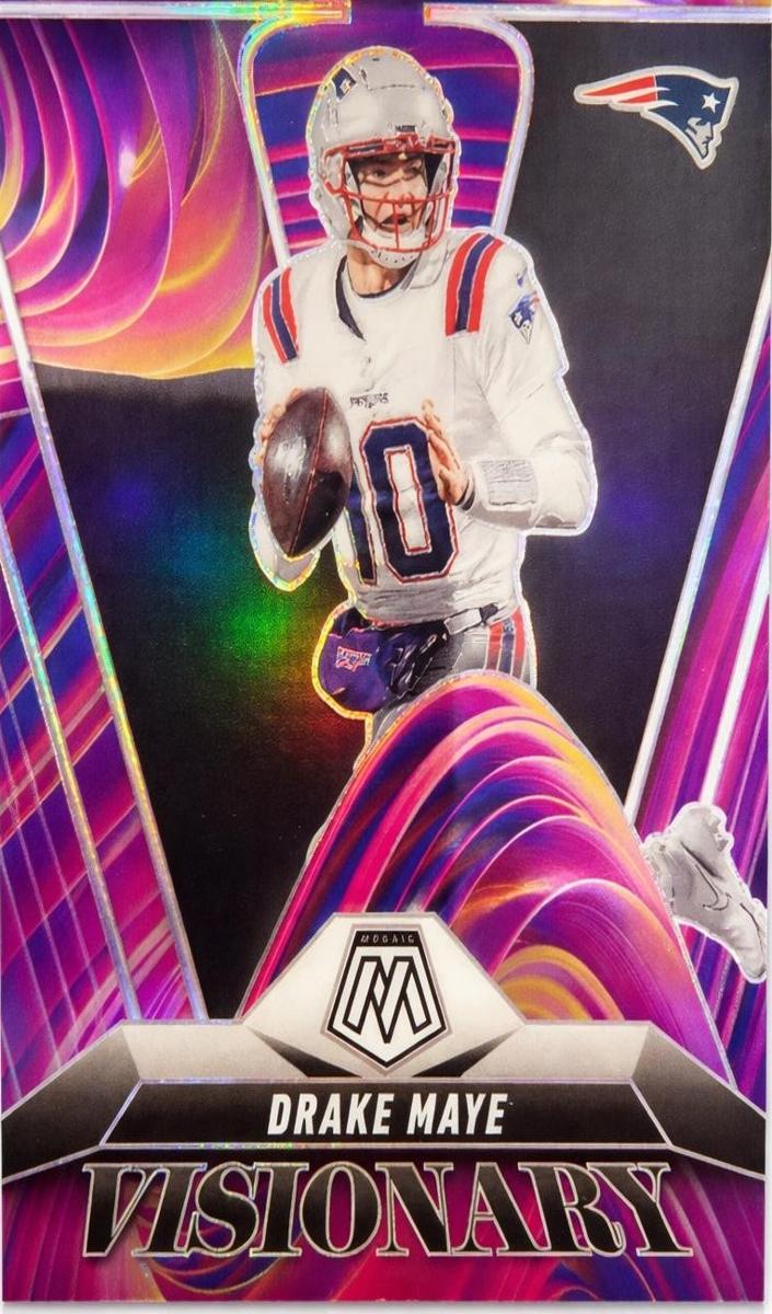 2025 Panini Mosaic Visionary Drake Maye #16 card