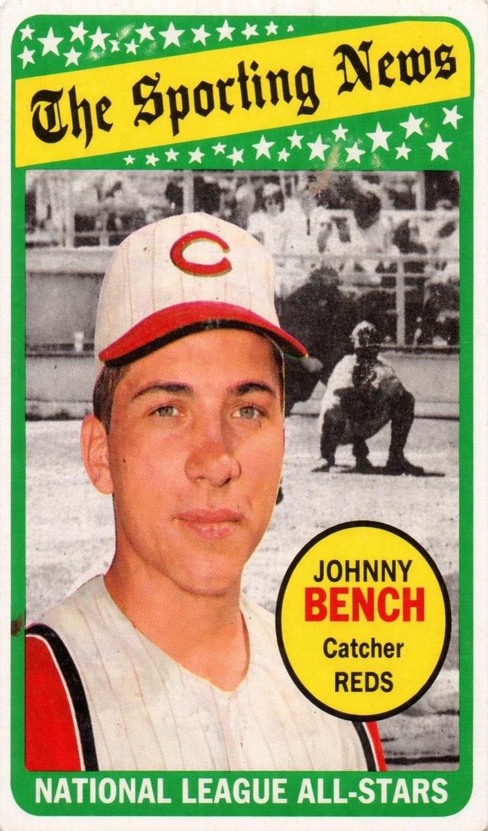 1969 Topps Topps All-Star 8(Oc) ALL-STAR #430 Johnny Bench front