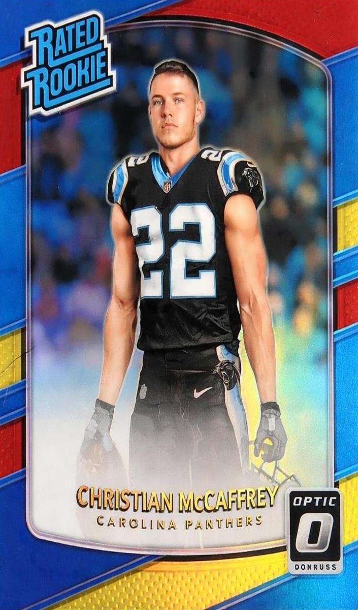 2017 Panini Optic Red #168 Christian McCaffrey front