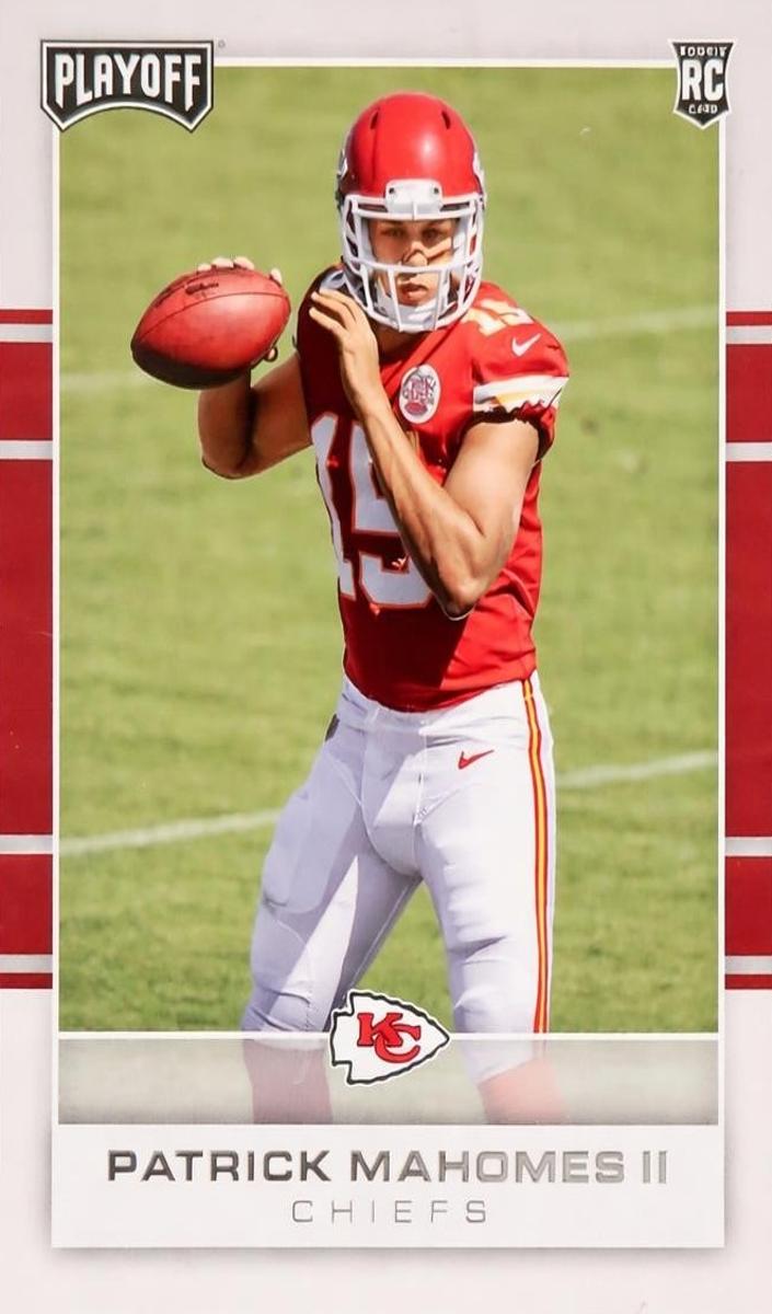 2017 Panini Playoff Patrick Mahomes II #204 card