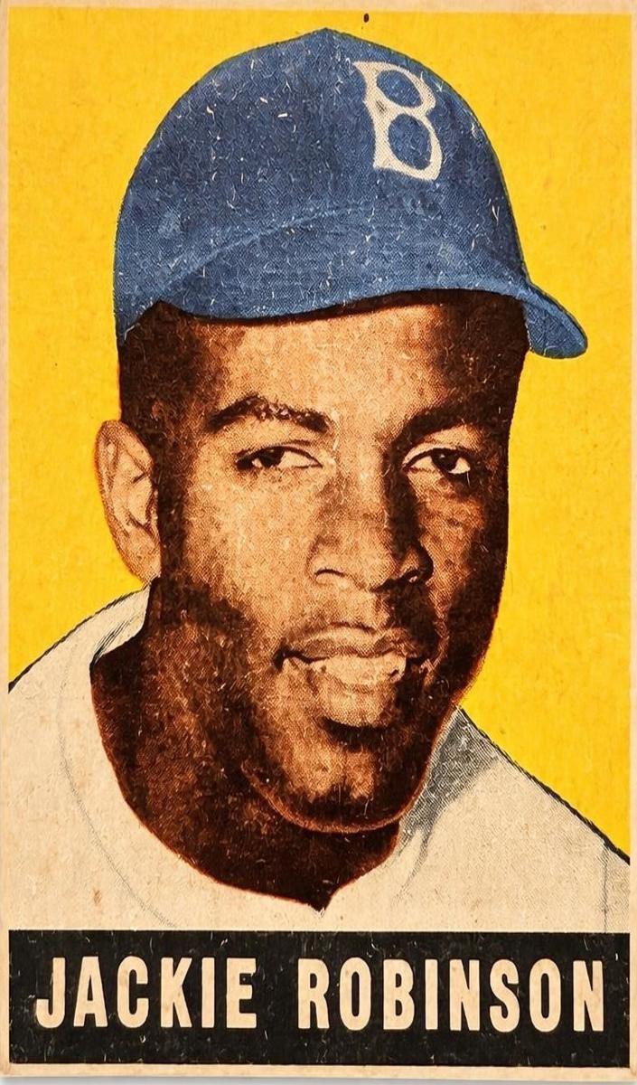 1948 Leaf Silver #79 Jackie Robinson front