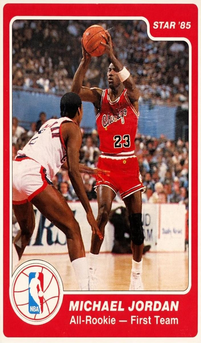 1985 Star Star All-Rookies #2 Michael Jordan front