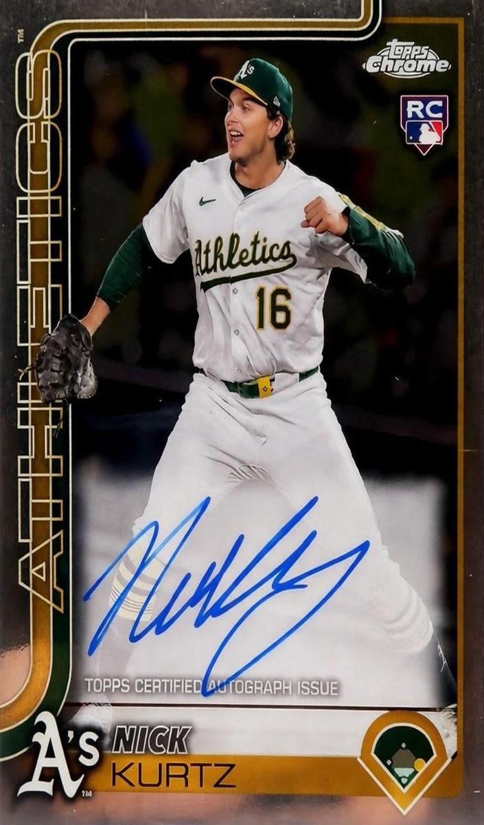 Nick Kurtz 2025 Topps Chrome Baseball card