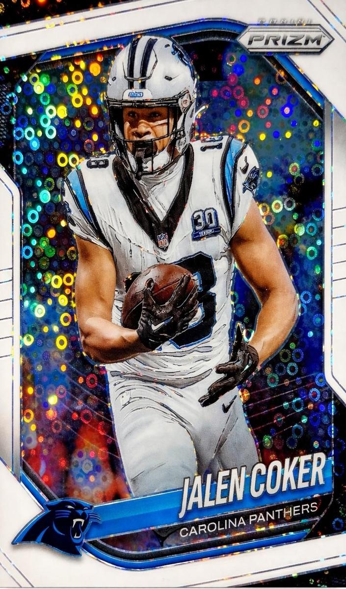 2025 Panini Prizm Jalen Coker [Silver] #55 card